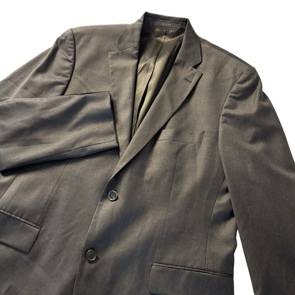 Hugo Boss Pasolini Movie Sport Coat Blazer 42R Dark Gray USA Made Reda Super 100